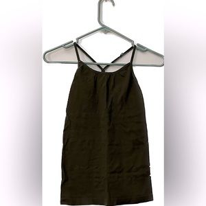 Olive tank top